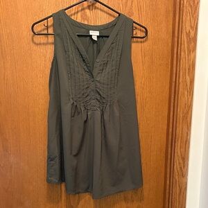 Merona Dark Olive Sleeveless Tank Top